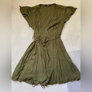 Lulu’s Green Mini Dress